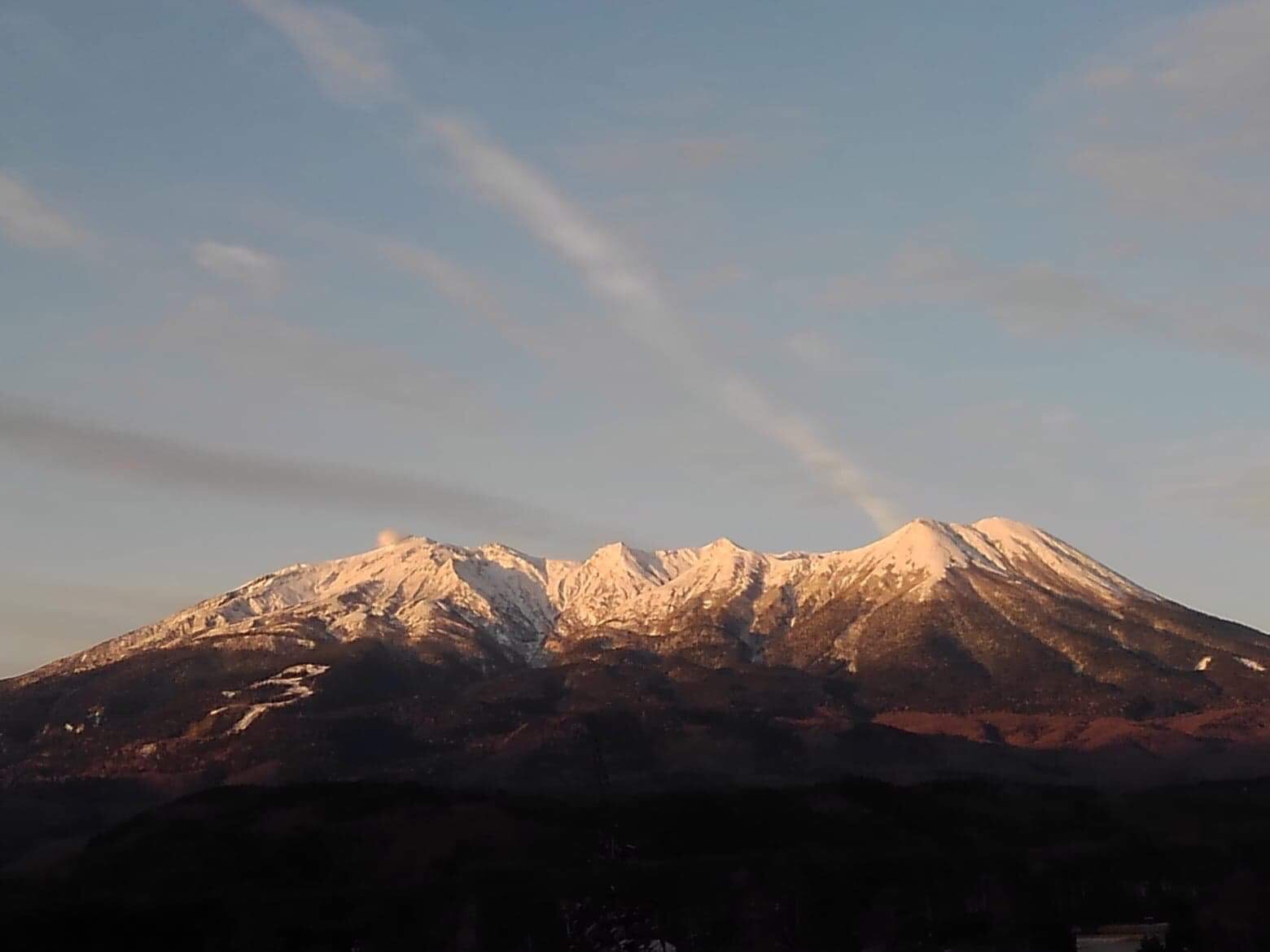 今日の御嶽山の写真が届きました。 SEED